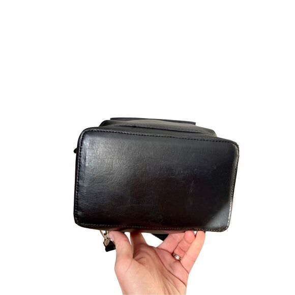 Brandy Melville Black Mini Leather Backpack - Picture 9 of 14